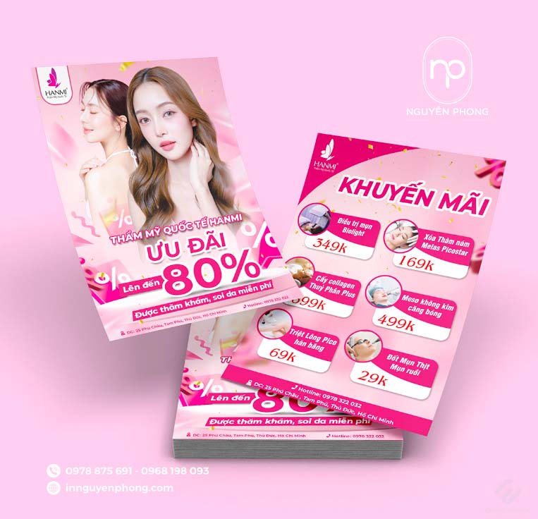 Tờ rơi hoàn thiện giúp chiến dịch quảng bá hiệu quả